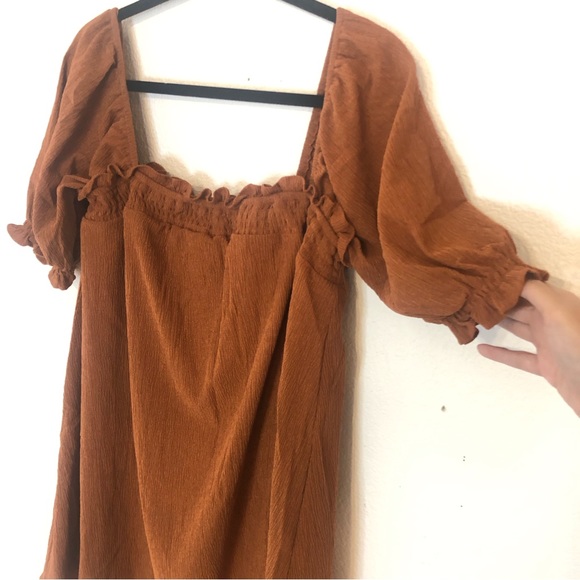 NWOT - Burnt Orange Dress - Picture 2 of 5